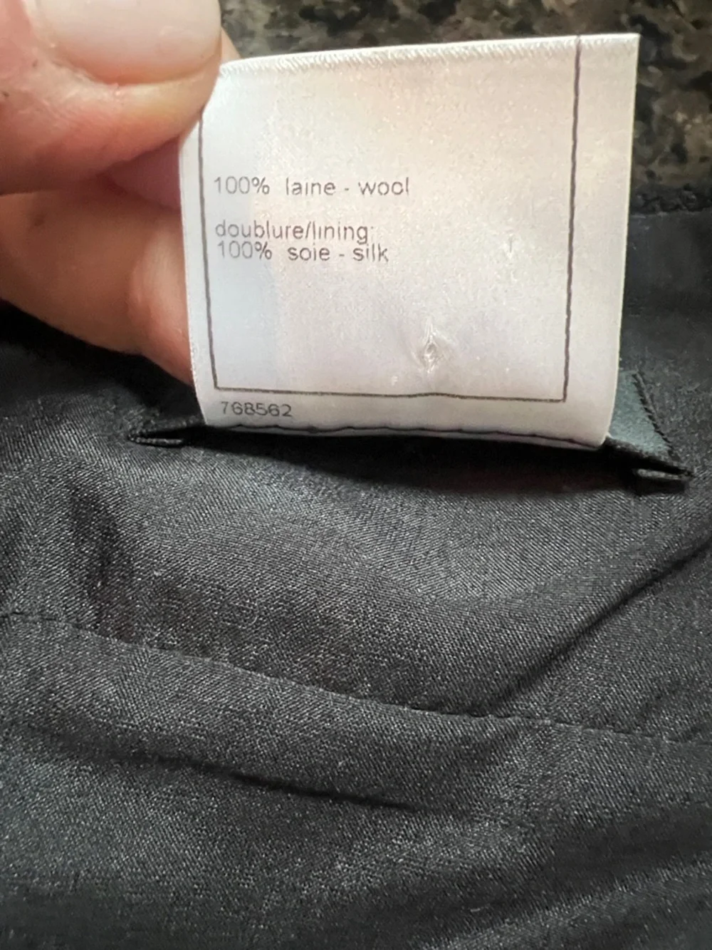 Chanel Sz 42 US 8 Wool Bucle A Line Skirt